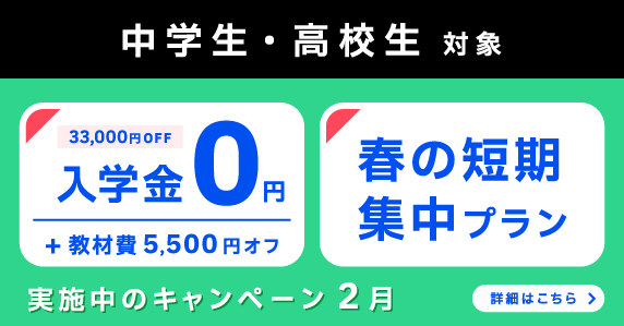 ベルリッツ　中学生・高校生　実施中のキャンペーン
